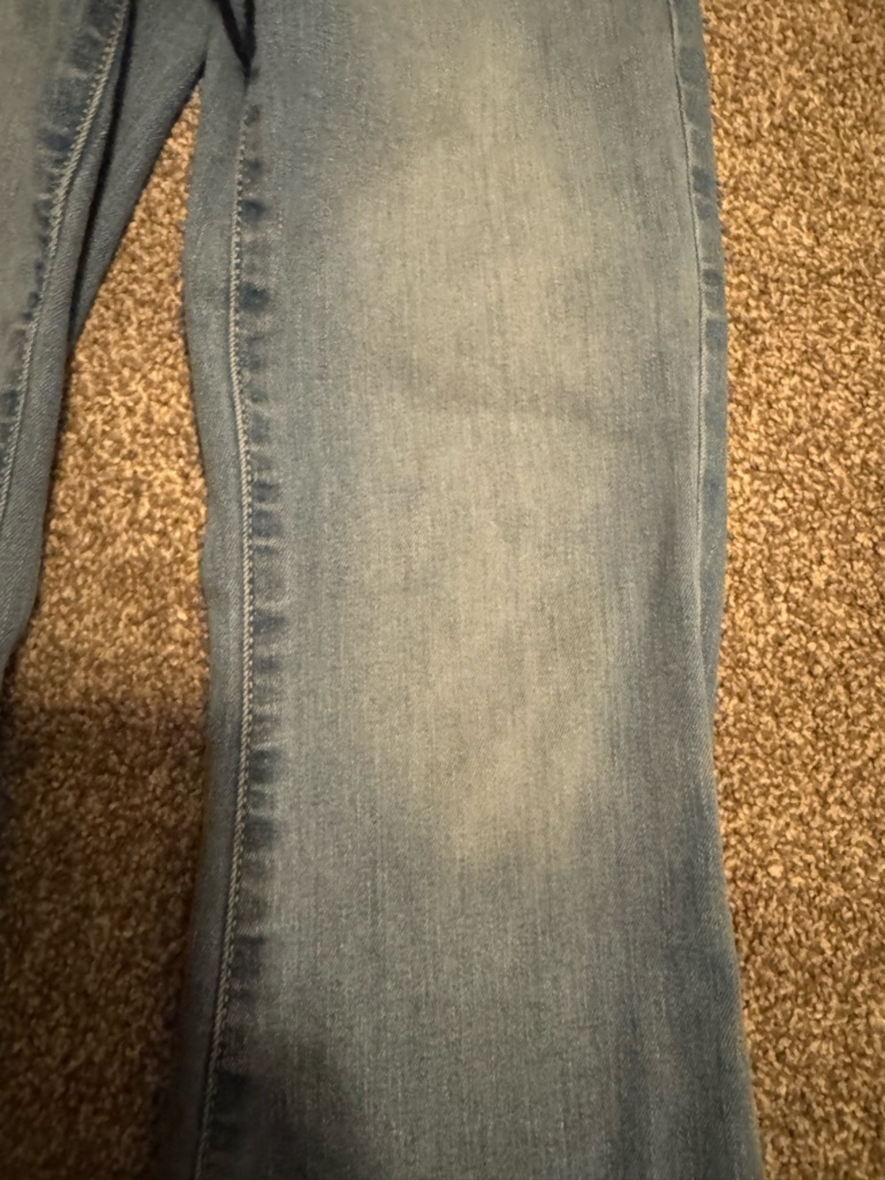 Set of 2 Art Class Girls Sz 8 Blue Jeans Black denim bow flare bell bottoms - Picture 4 of 16
